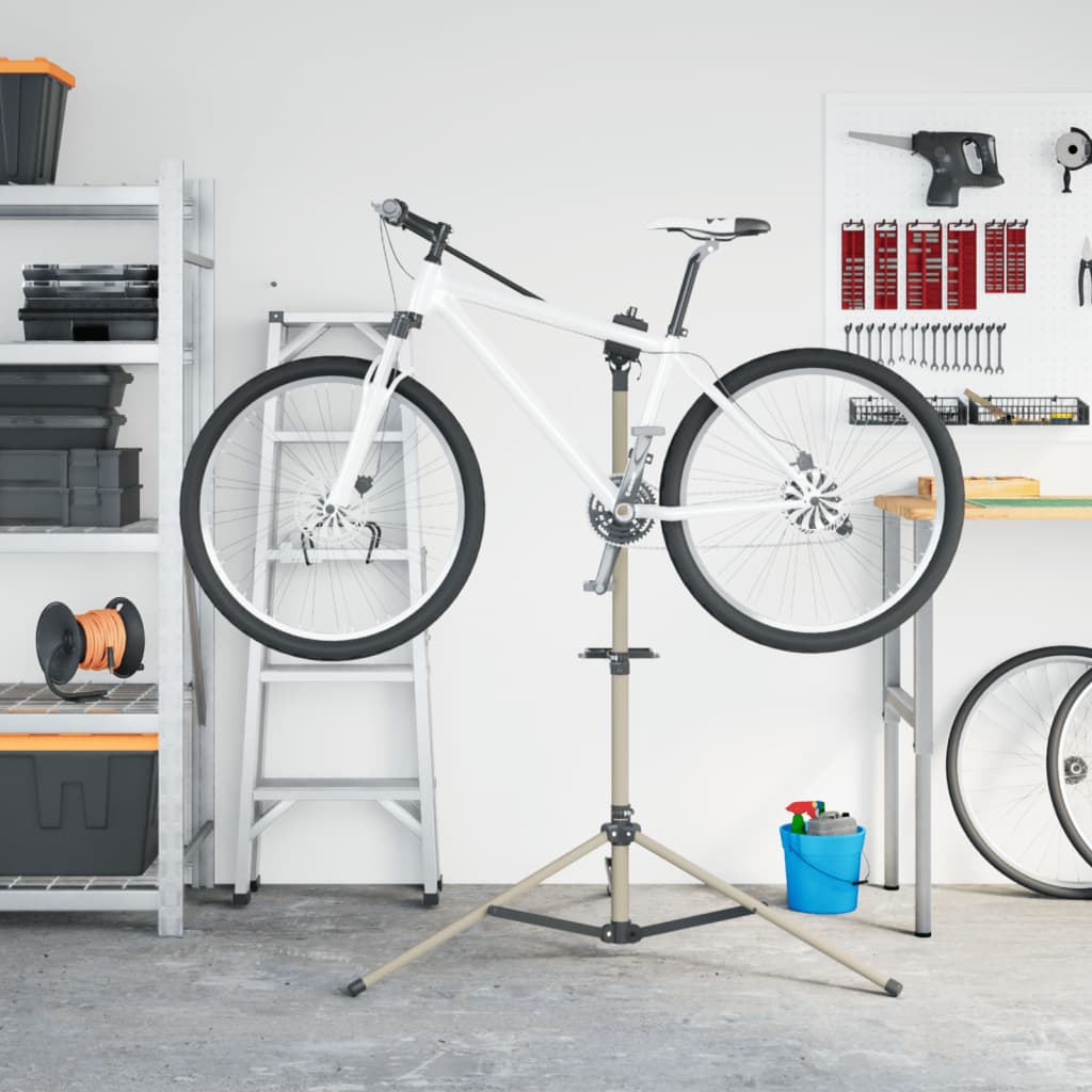 Fahrrad-Montageständer Klappbar Verstellbar 120-165Cm Aluminium