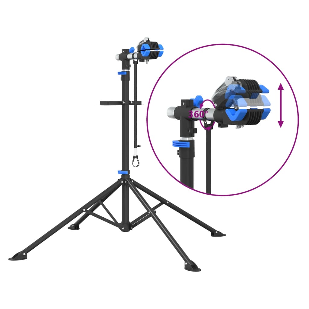 Fahrrad-Montageständer Klappbar Verstellbar 108-188 Cm Stahl