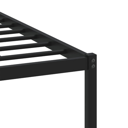 Metallbett Ohne Matratze Braun Eichen-Optik Braune Eiche