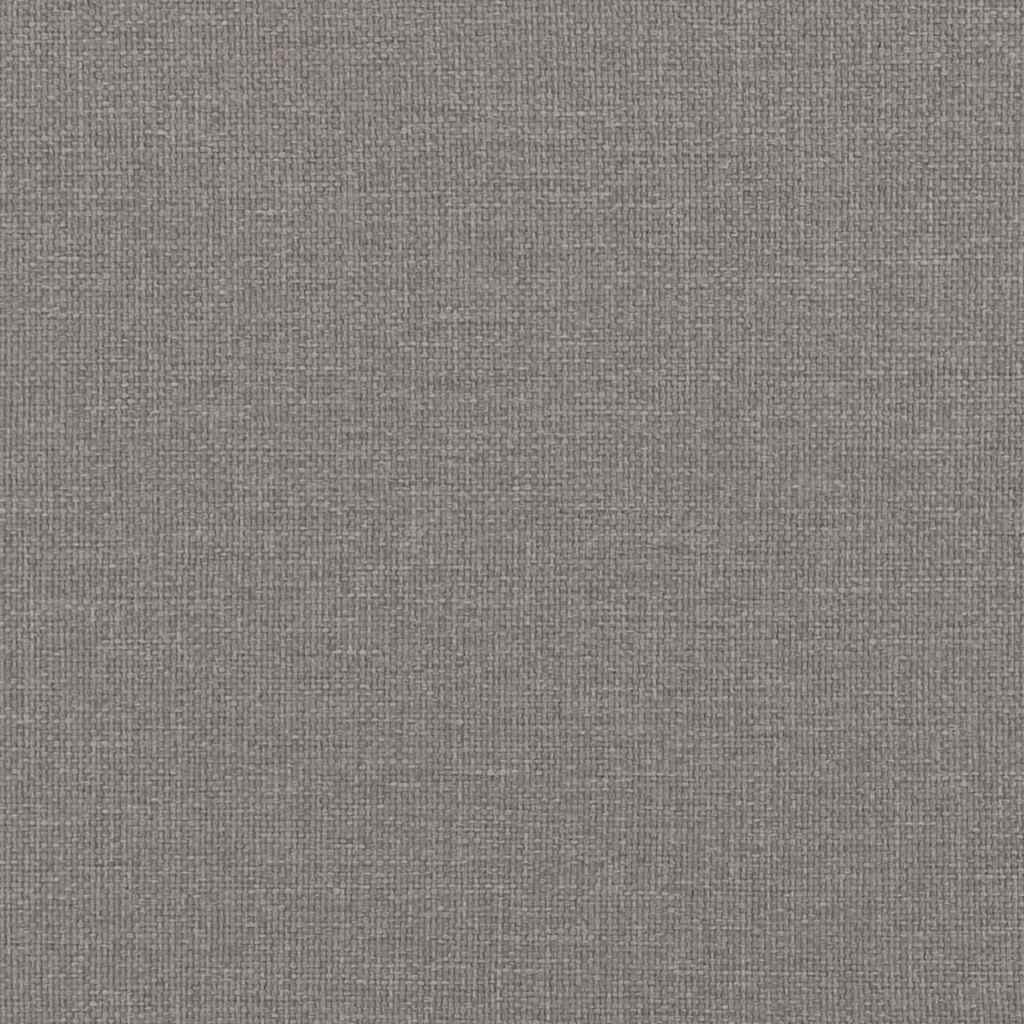 Boxspringbett Mit Kopfteil Taupe 140 X 200 Cm Stoff Dunkelbraun