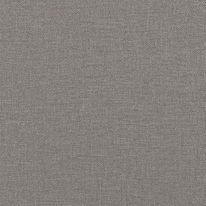 Boxspringbett Mit Kopfteil Taupe 140 X 200 Cm Stoff Dunkelbraun