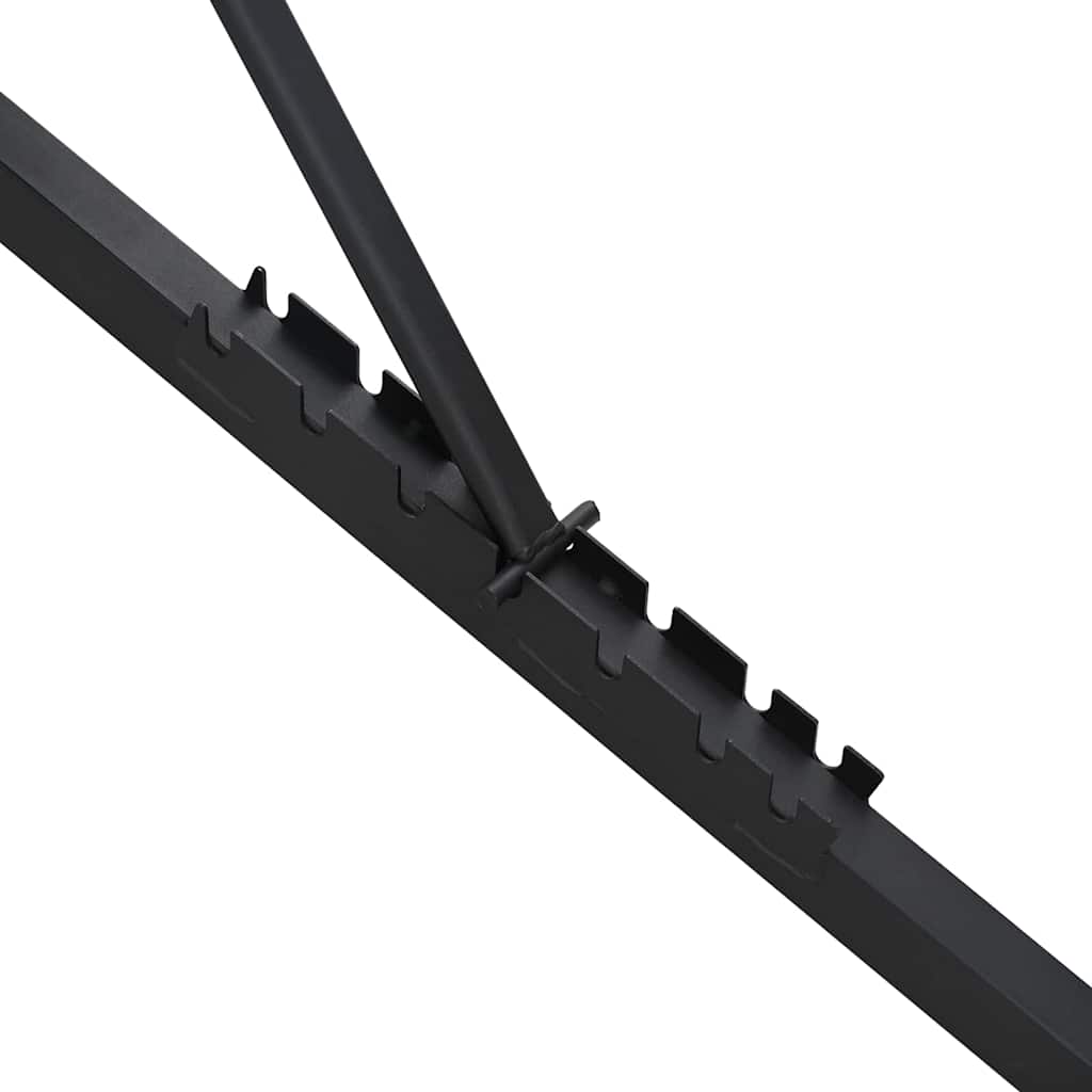 Gewichtsbank Schwarz 131 X 41 X 110 Cm Stahl