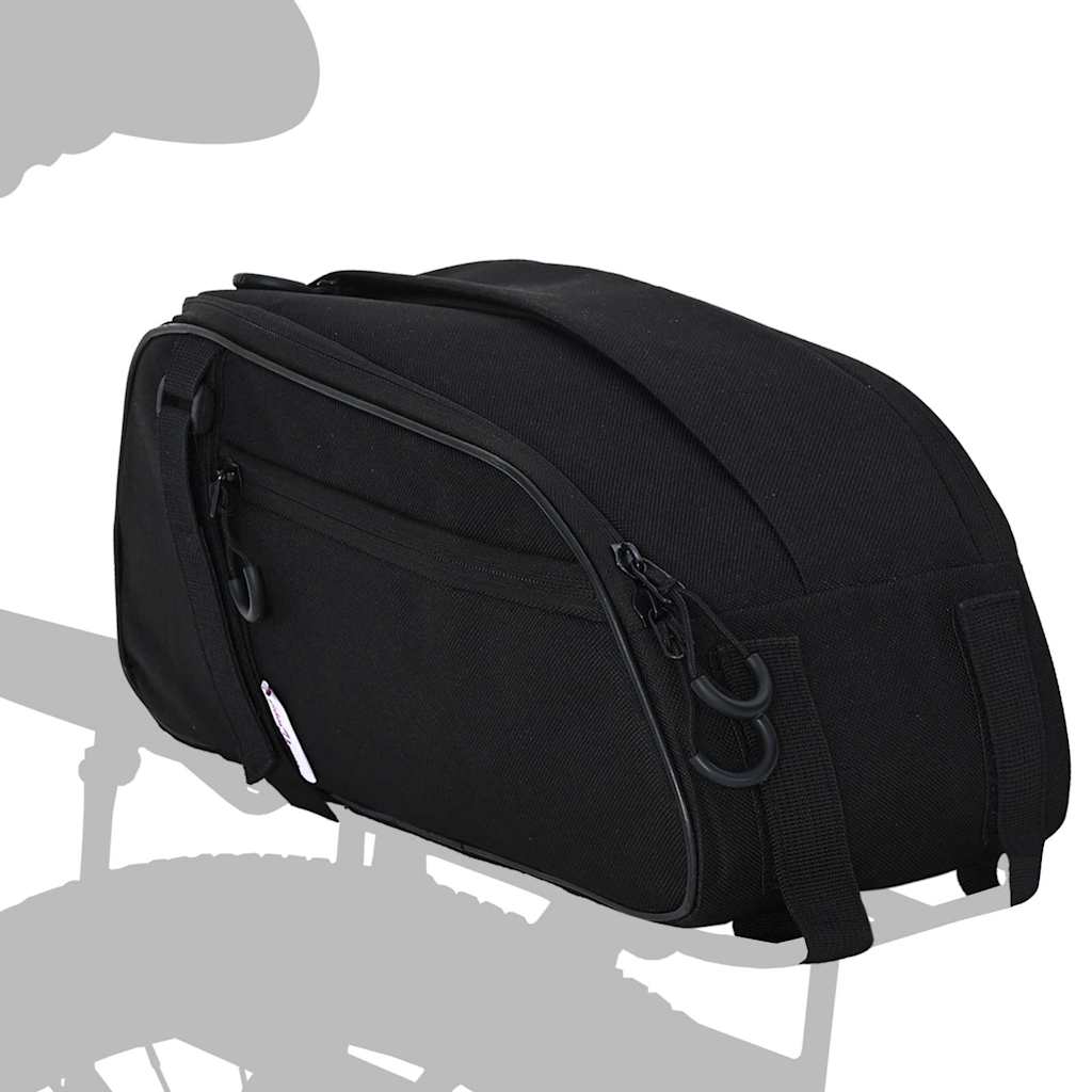Fahrradtasche Schwarz 38 X 16 X 16 Cm Polyester