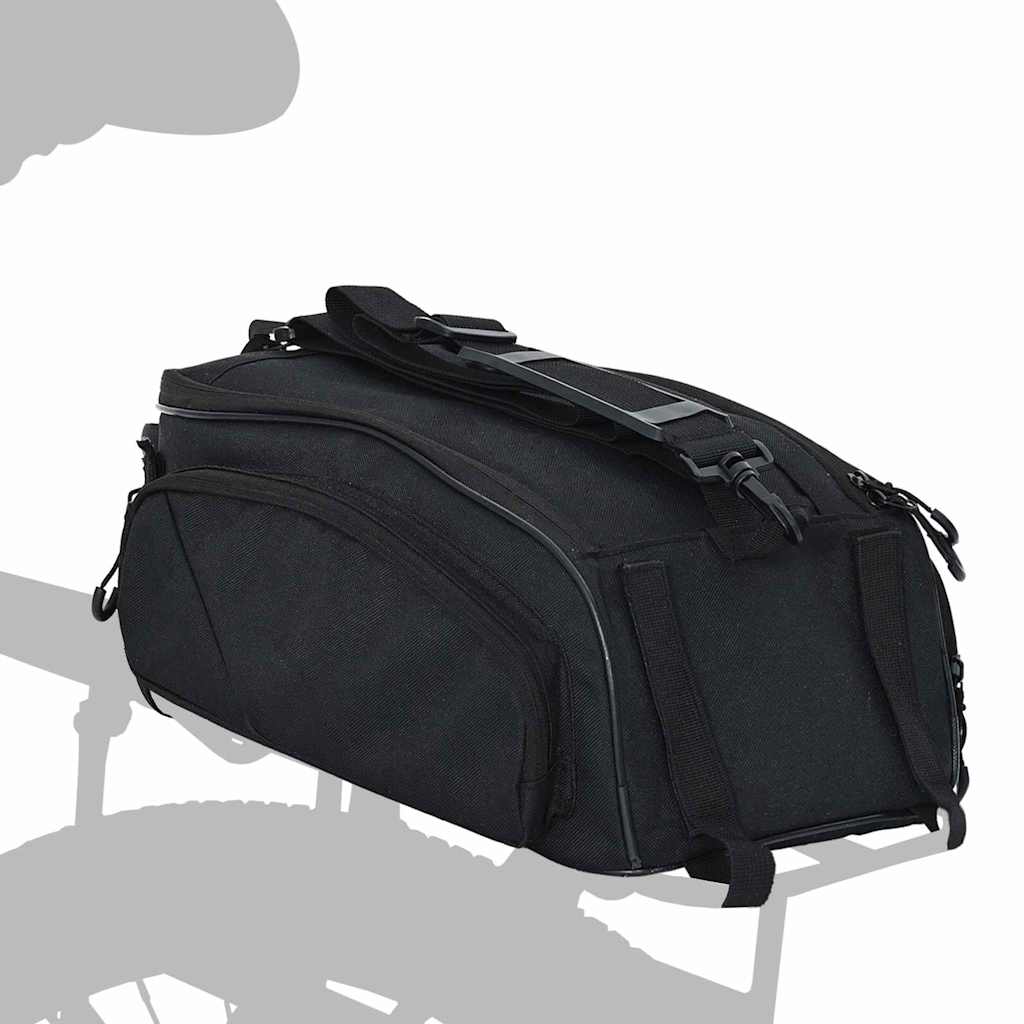 Fahrradtasche Schwarz 38 X 21 X 16 Cm Polyester