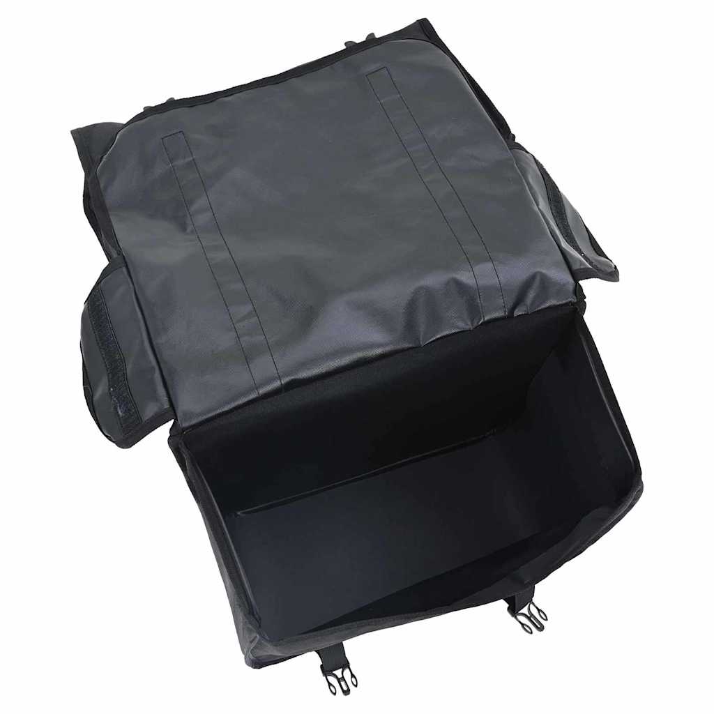Fahrradtasche Schwarz Und Grau 15.5 X 31.5 X 40 Cm Polyester