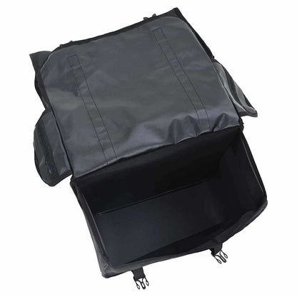 Fahrradtasche Schwarz Und Grau 15.5 X 31.5 X 40 Cm Polyester