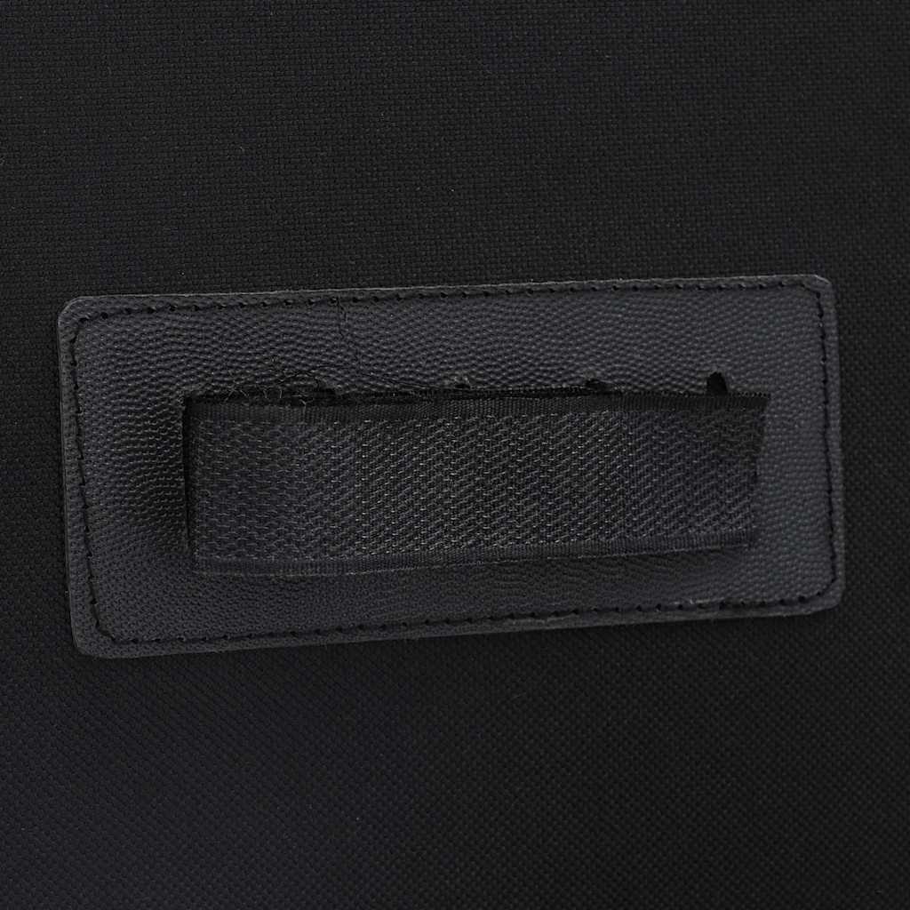 Fahrradtasche Schwarz 18.5 X 40 X 35 Cm Polyester