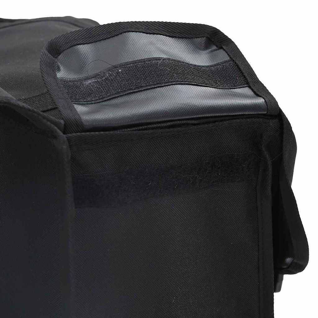 Fahrradtasche Schwarz 18.5 X 40 X 35 Cm Polyester