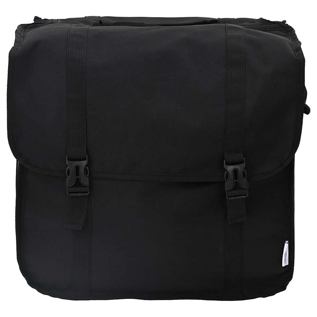 Fahrradtasche Schwarz 18.5 X 40 X 35 Cm Polyester