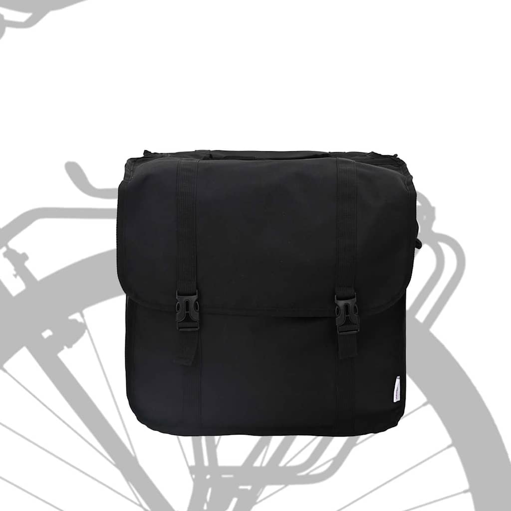 Fahrradtasche Schwarz 18.5 X 40 X 35 Cm Polyester