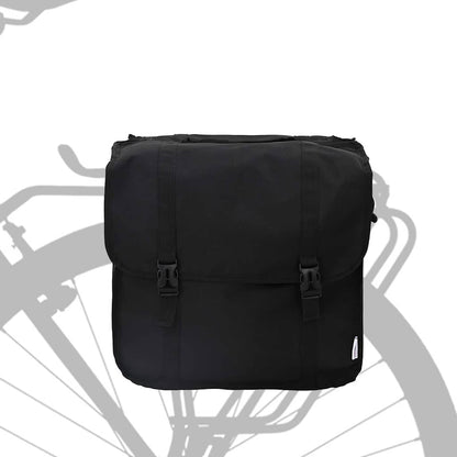 Fahrradtasche Schwarz 18.5 X 40 X 35 Cm Polyester