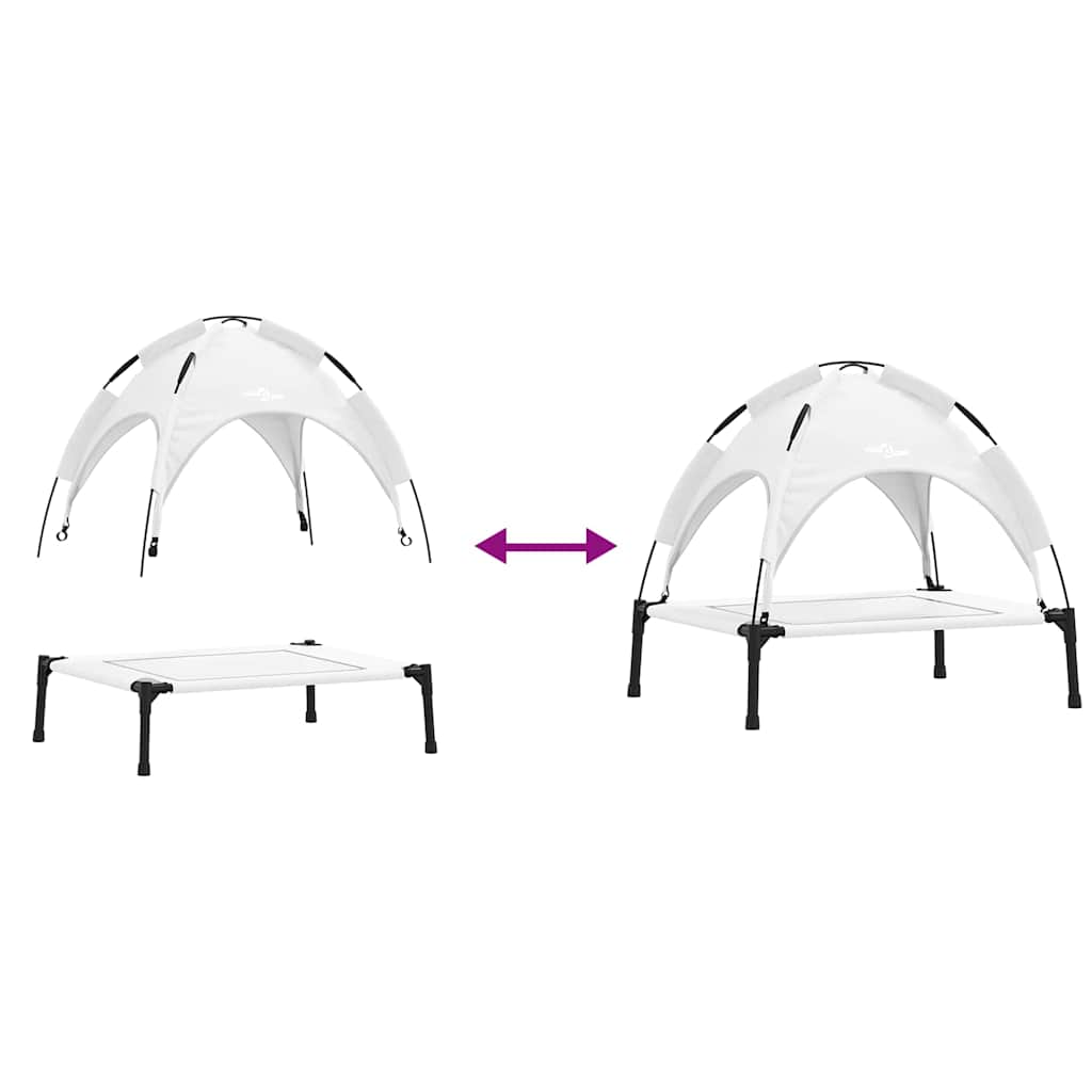 Hundebett Silber Grau S Stahl