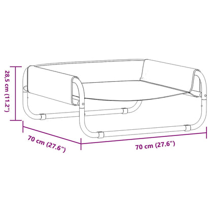Hundebett M Oxford-Gewebe Und Stahl