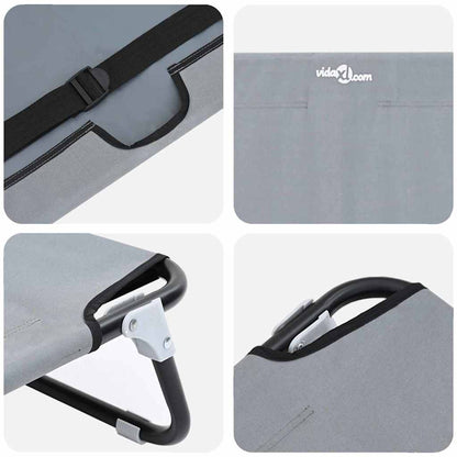 Hundebett Hellgrau S Oxford-Gewebe Und Stahl