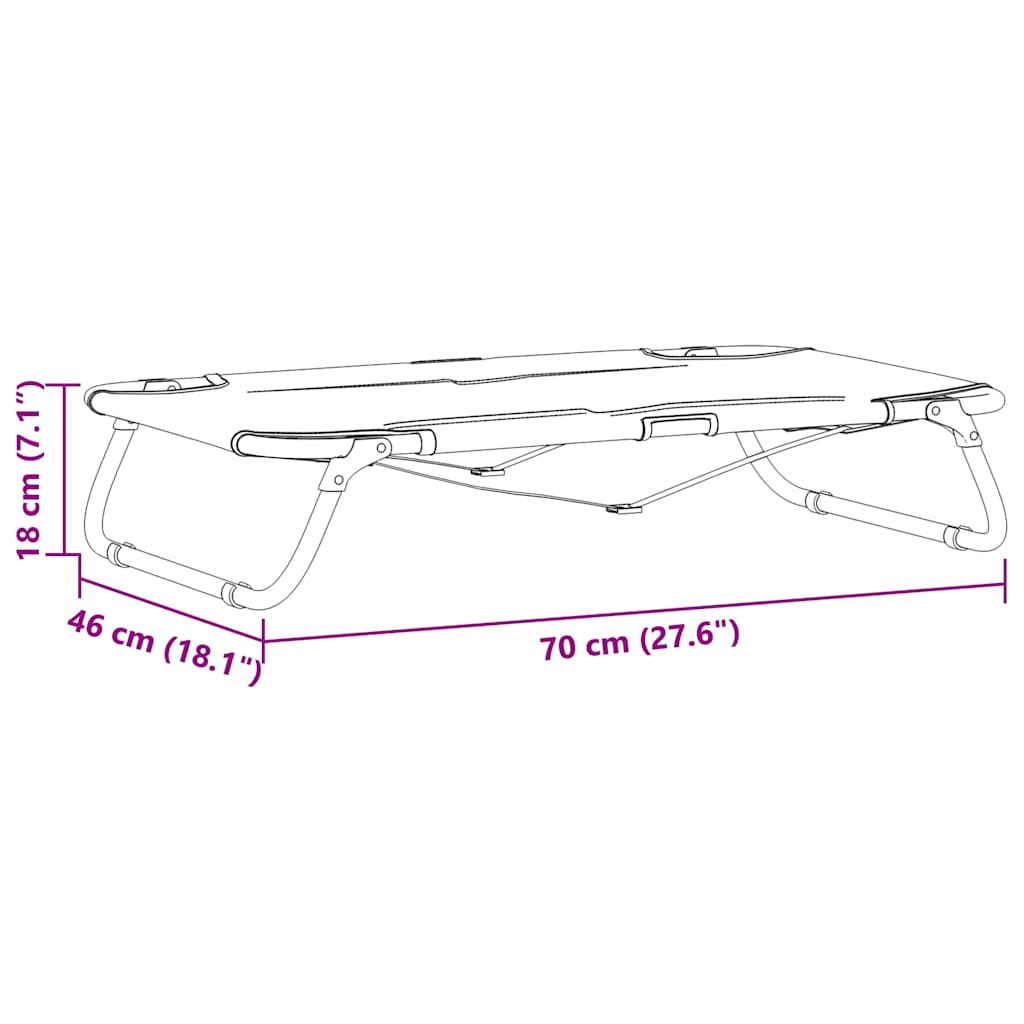Hundebett Hellgrau S Oxford-Gewebe Und Stahl