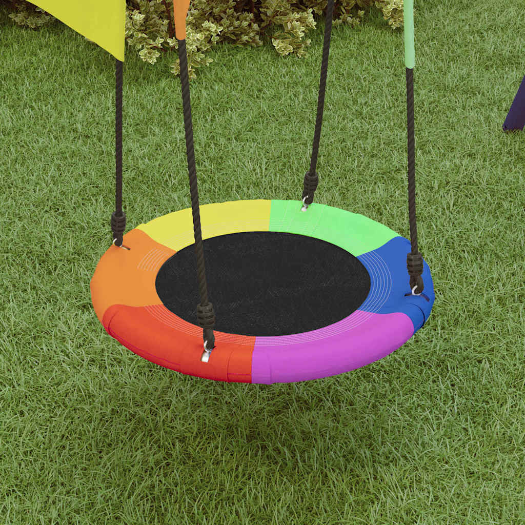 Nestschaukel Blau 60 X 60 X 180 Cm Polyester