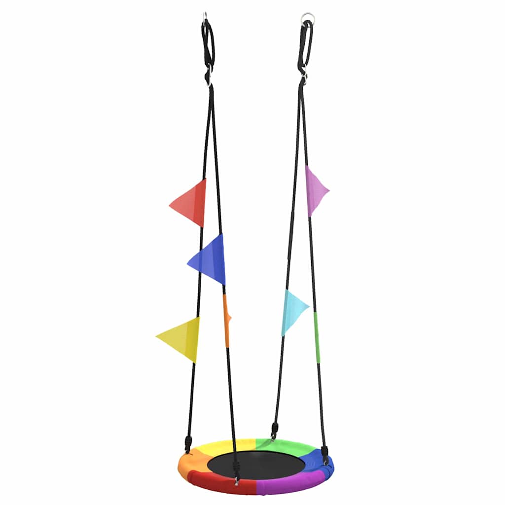 Nestschaukel Blau 60 X 60 X 180 Cm Polyester