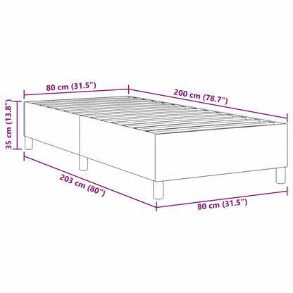 Boxspringbett Cordstoff