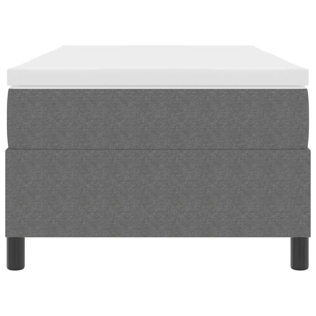 Boxspringbett Und Weiß 203 X 80 X 60 Cm Cordstoff