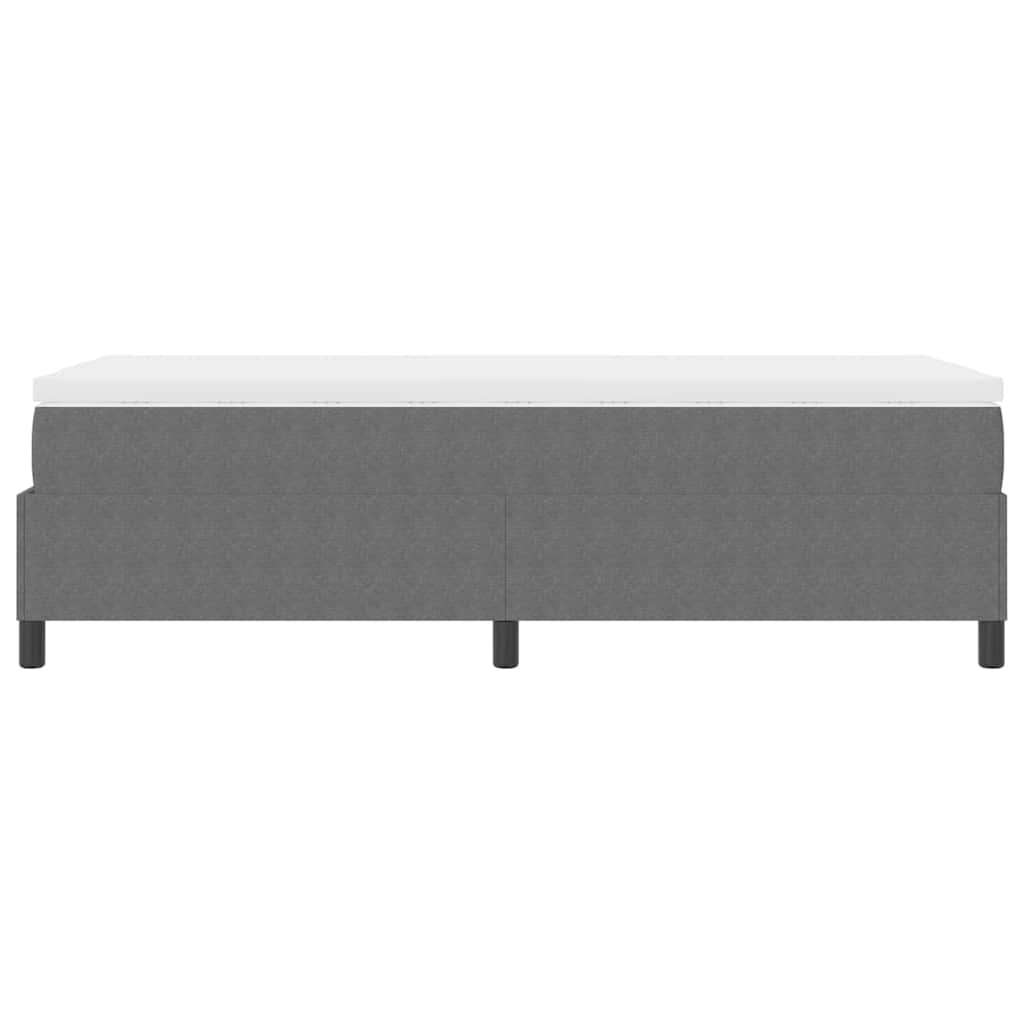 Boxspringbett Und Weiß 203 X 80 X 60 Cm Cordstoff