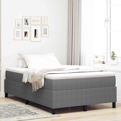 Boxspringbett Und Weiß 203 X 80 X 60 Cm Cordstoff