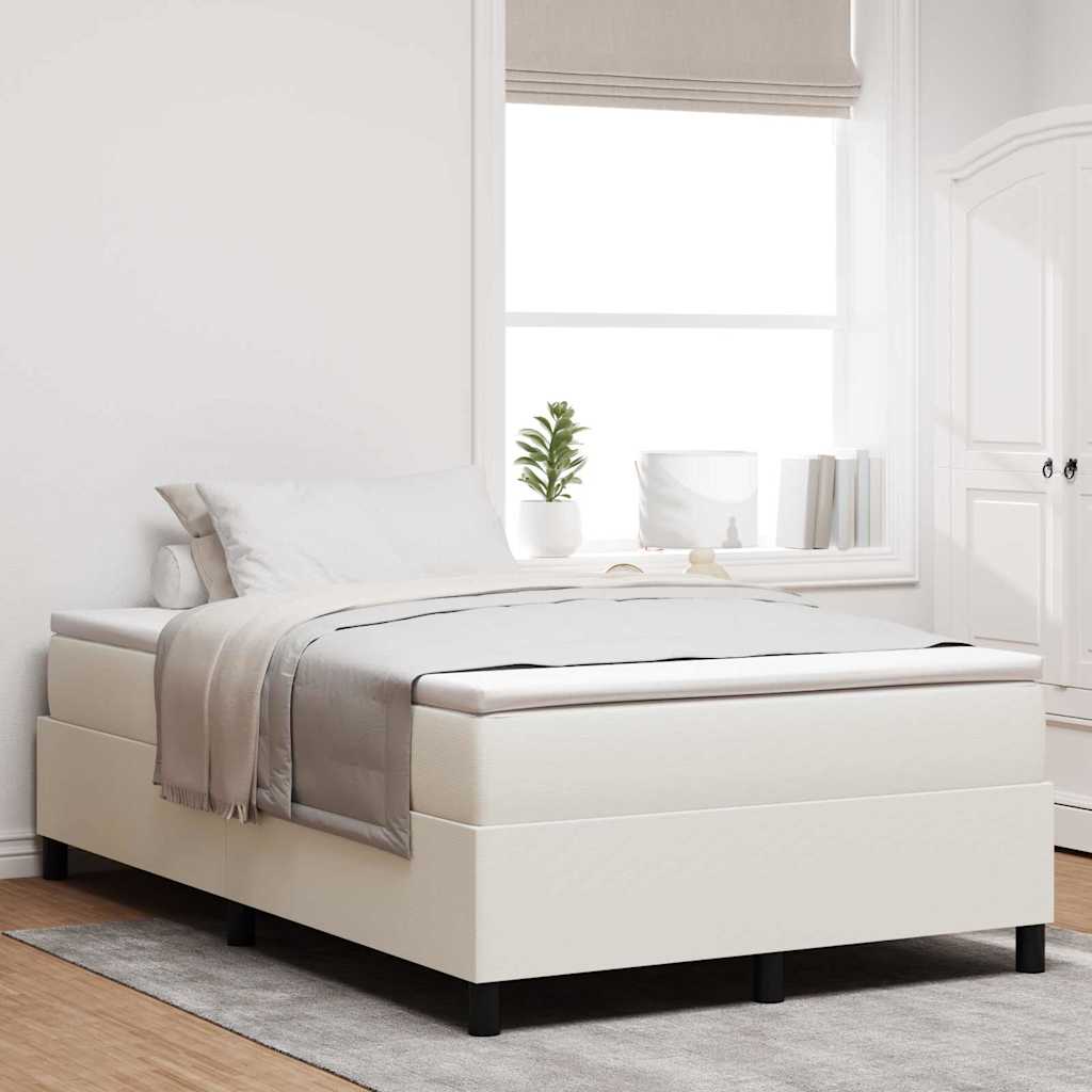 Boxspringbett Und Weiß 203 X 80 X 60 Cm Cordstoff