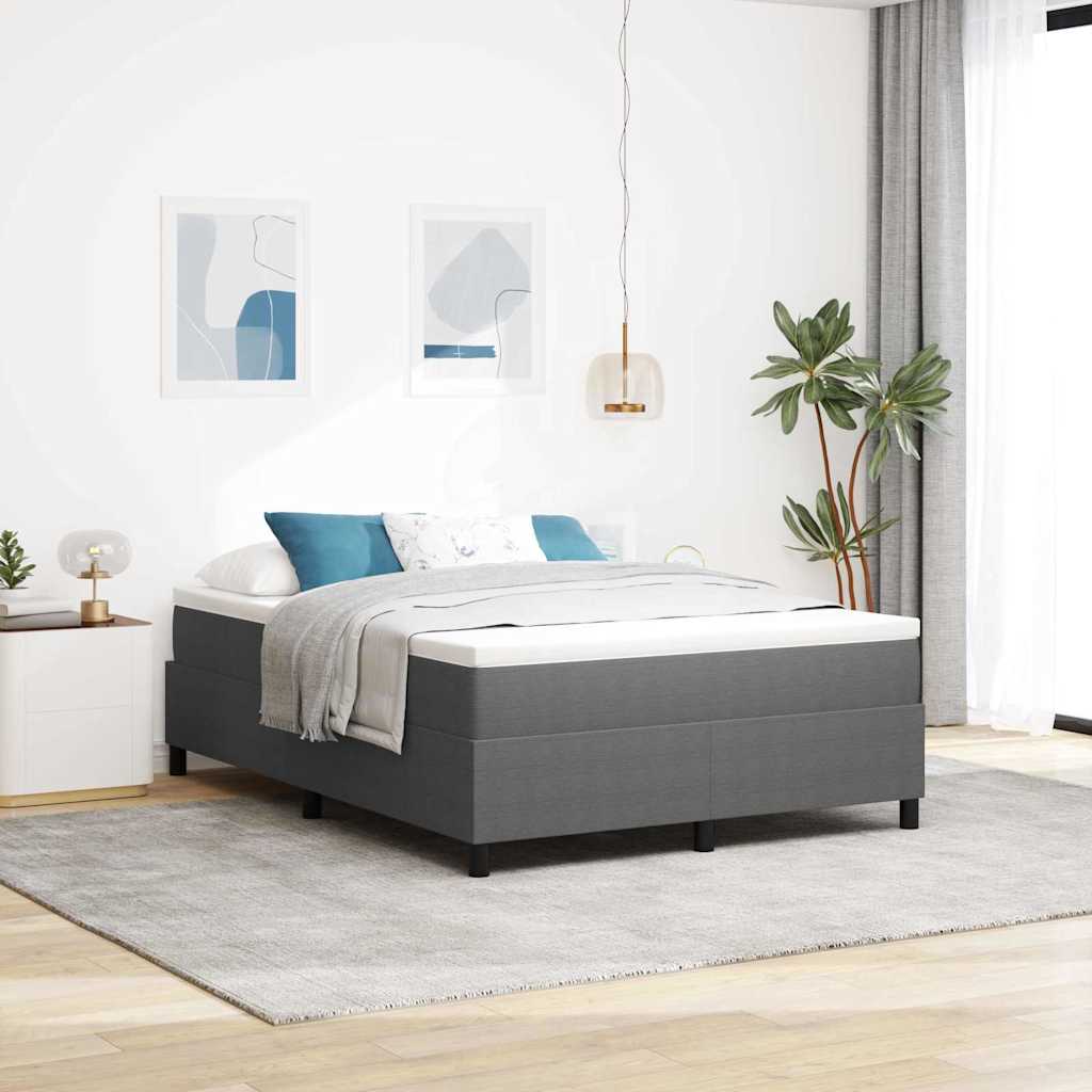 Boxspringbett Und Weiß 203 X 80 X 60 Cm Cordstoff