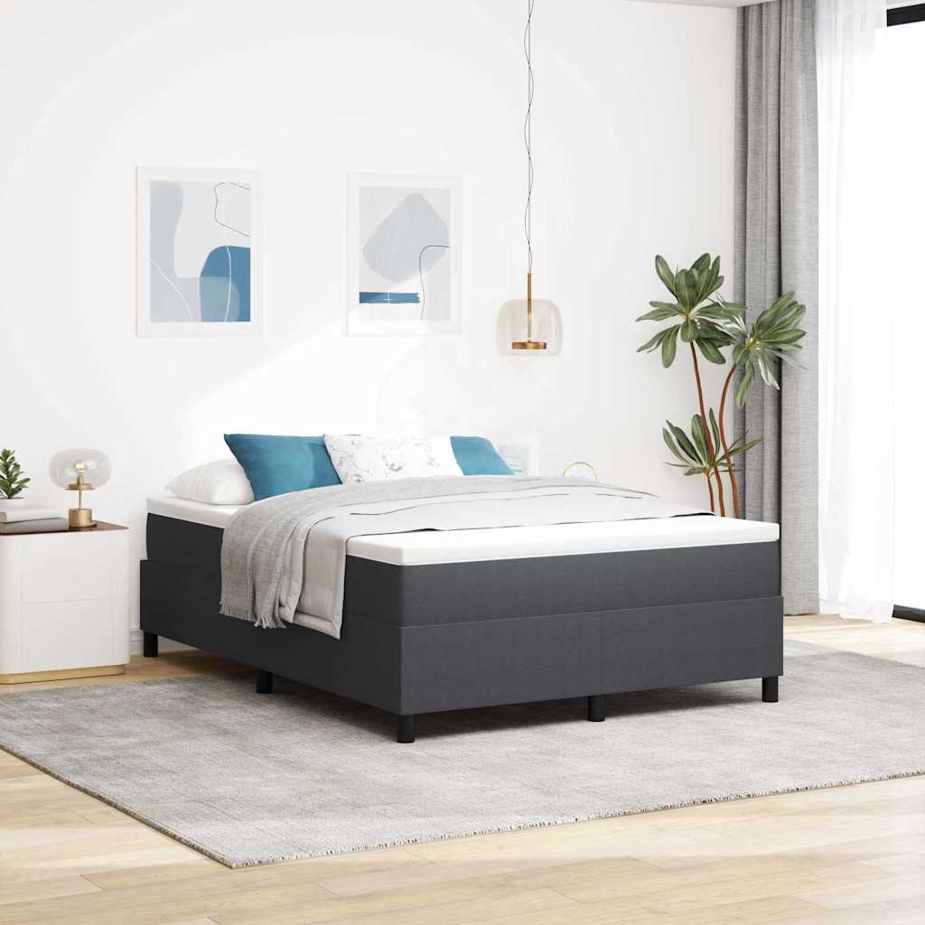Boxspringbett Und Weiß 203 X 80 X 60 Cm Cordstoff
