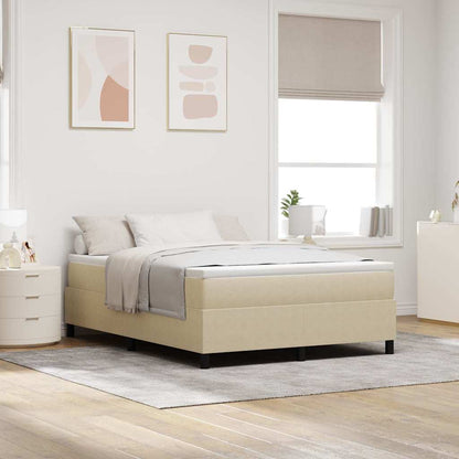Boxspringbett Und Weiß 203 X 80 X 60 Cm Cordstoff