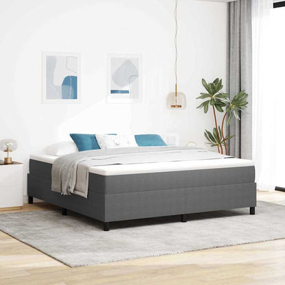 Boxspringbett Und Weiß 203 X 80 X 60 Cm Cordstoff