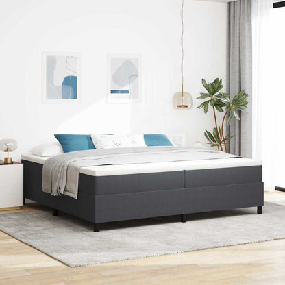Boxspringbett Und Weiß 203 X 80 X 60 Cm Cordstoff