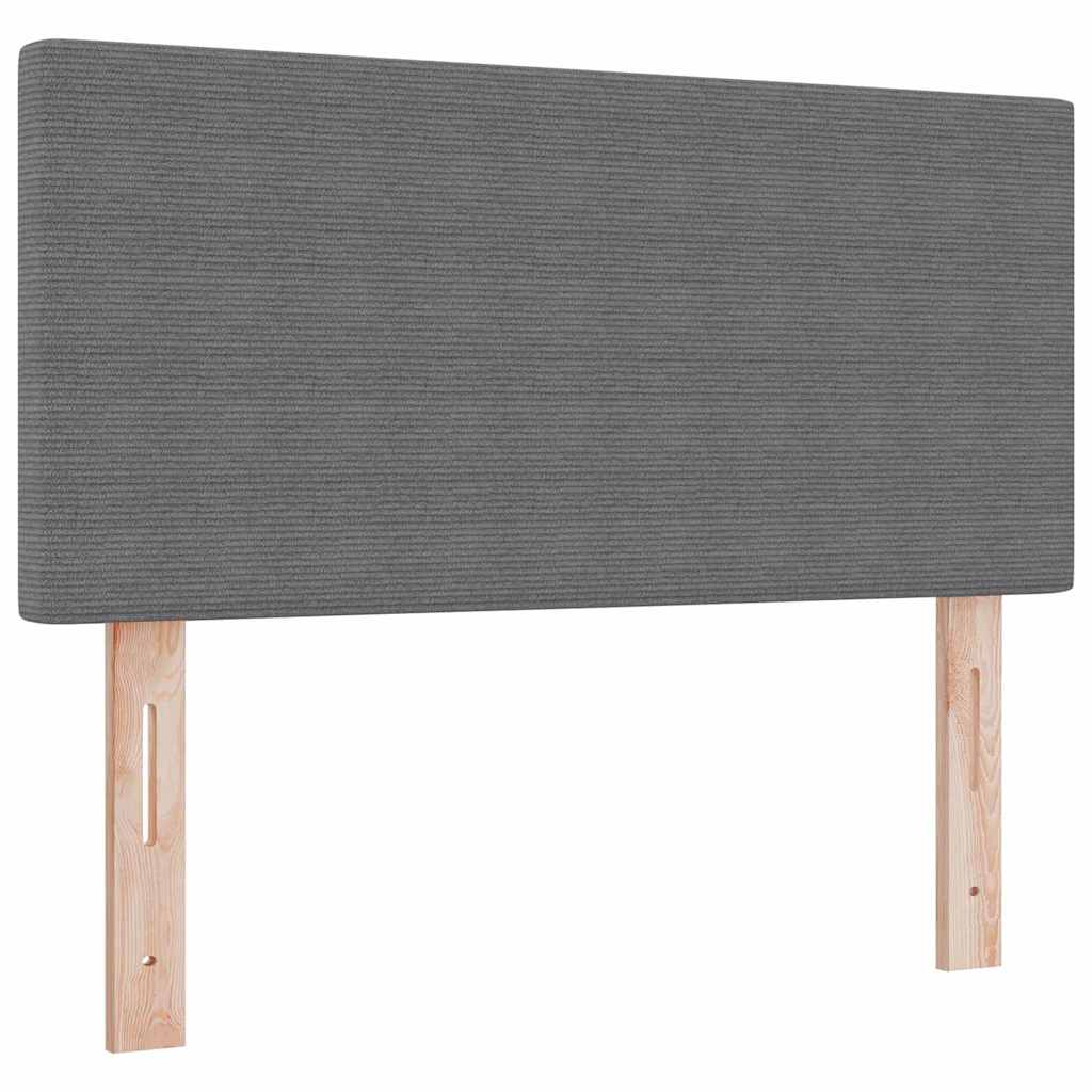 Boxspringbett Und Weiß 203 X 80 X 88 Cm Cordstoff
