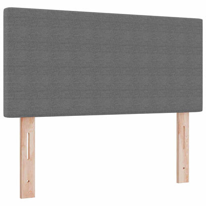 Boxspringbett Und Weiß 203 X 80 X 88 Cm Cordstoff