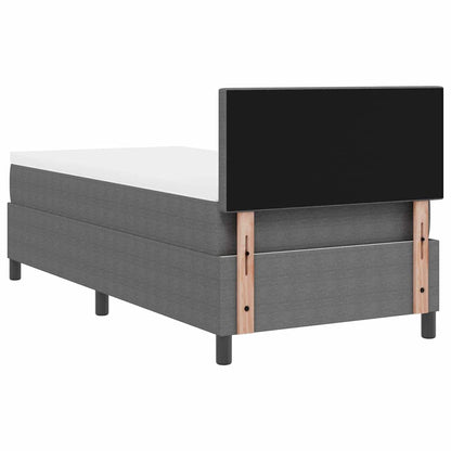 Boxspringbett Und Weiß 203 X 80 X 88 Cm Cordstoff