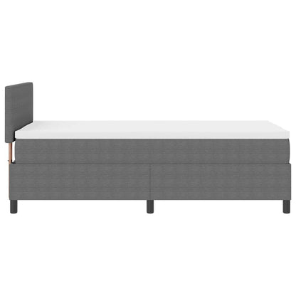 Boxspringbett Und Weiß 203 X 80 X 88 Cm Cordstoff