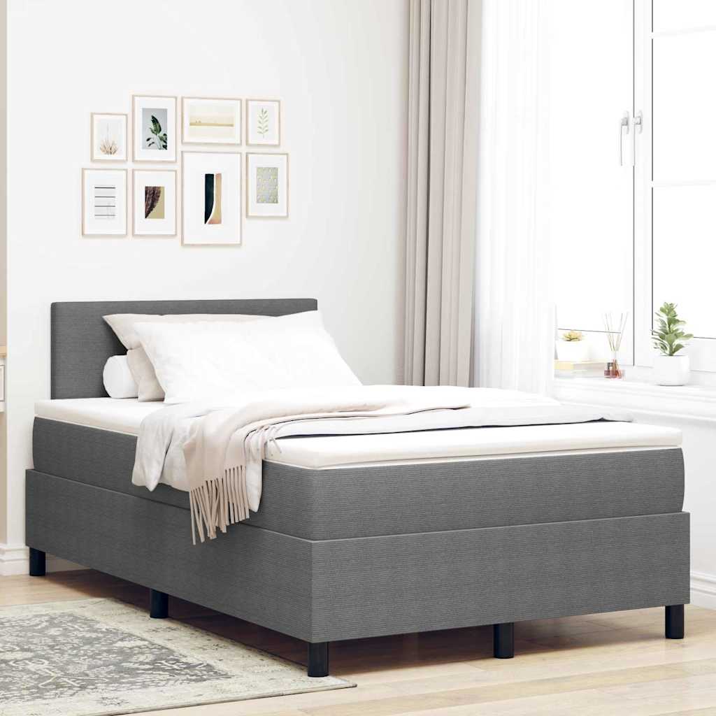 Boxspringbett Und Weiß 203 X 80 X 88 Cm Cordstoff