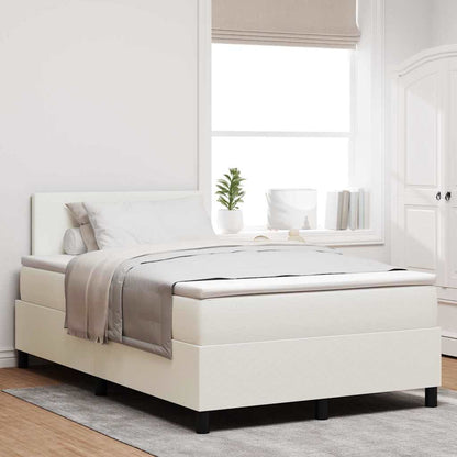 Boxspringbett Und Weiß 203 X 80 X 88 Cm Cordstoff