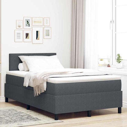 Boxspringbett Und Weiß 203 X 80 X 88 Cm Cordstoff