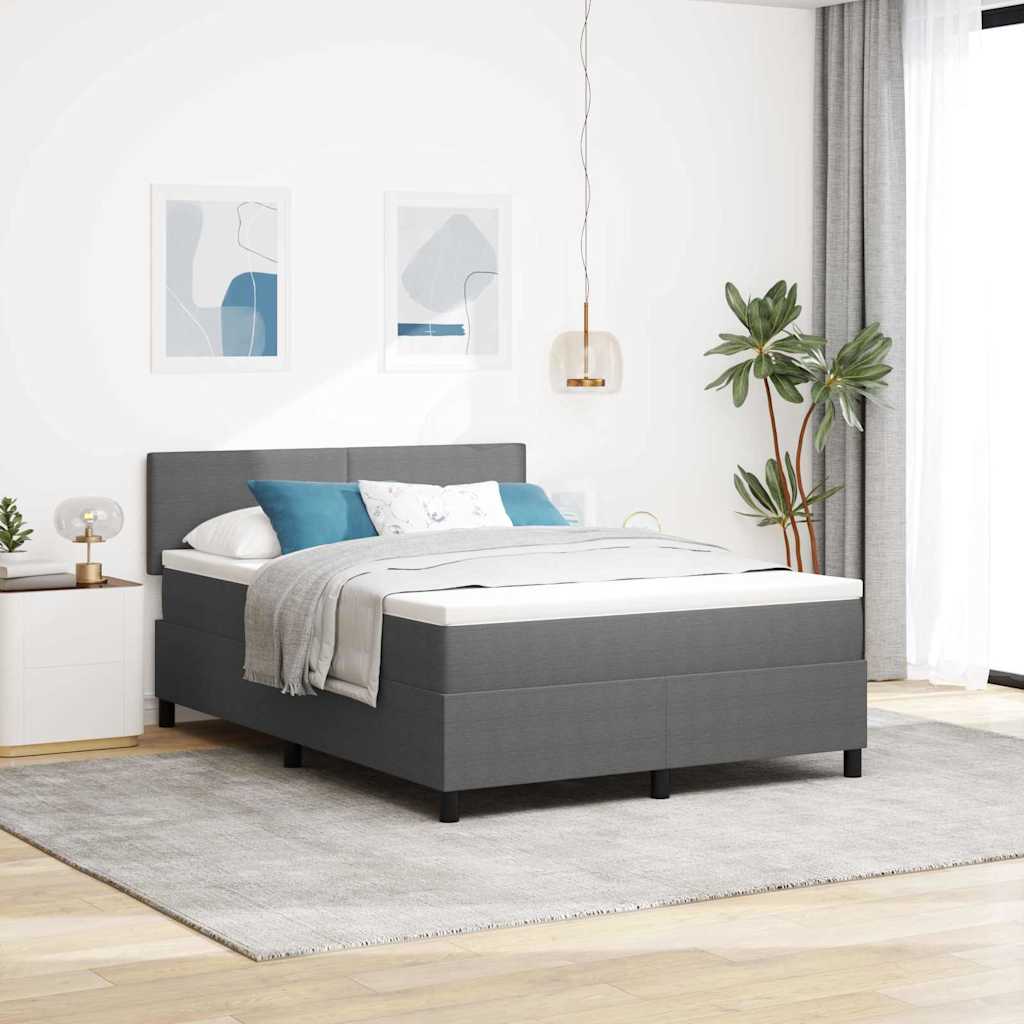 Boxspringbett Und Weiß 203 X 80 X 88 Cm Cordstoff