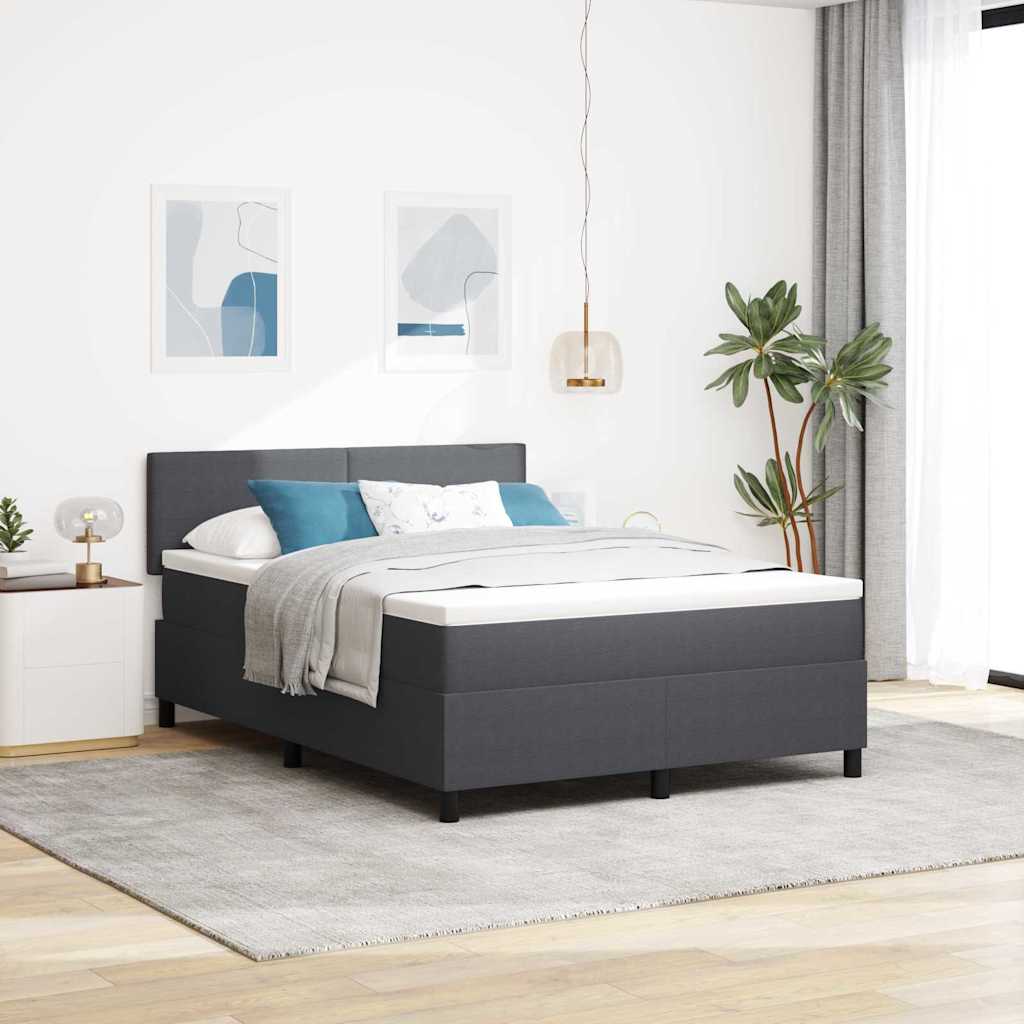 Boxspringbett Und Weiß 203 X 80 X 88 Cm Cordstoff