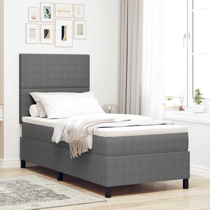 Boxspringbett Und Weiß 203 X 80 X 88 Cm Cordstoff