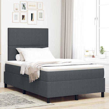 Boxspringbett Und Weiß 203 X 80 X 88 Cm Cordstoff