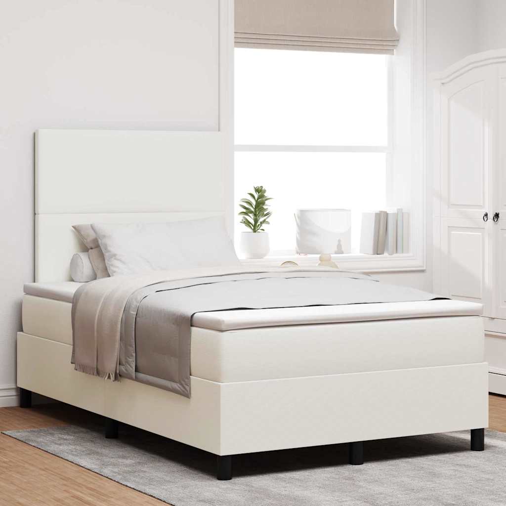 Boxspringbett Und Weiß 203 X 80 X 88 Cm Cordstoff