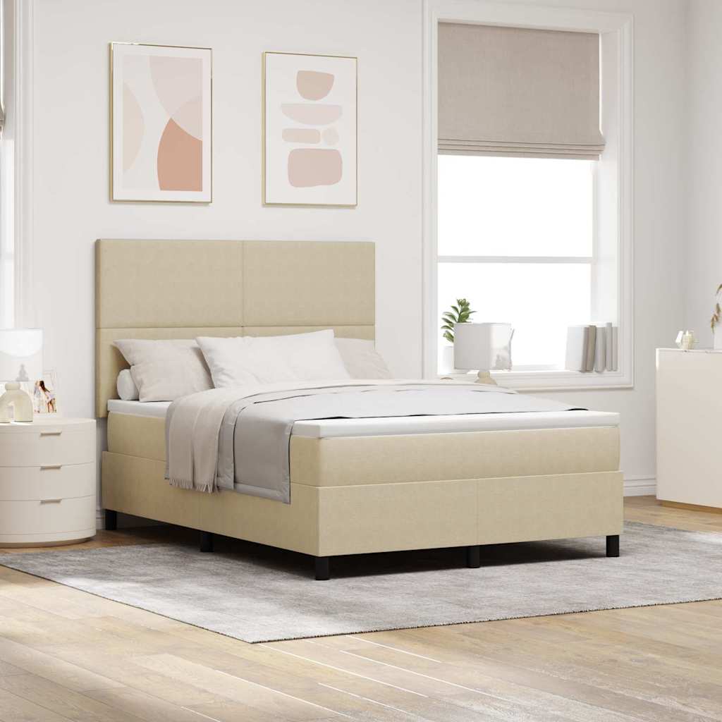 Boxspringbett Und Weiß 203 X 80 X 88 Cm Cordstoff
