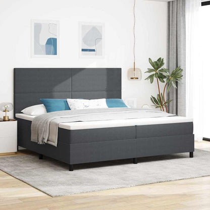 Boxspringbett Und Weiß 203 X 80 X 88 Cm Cordstoff