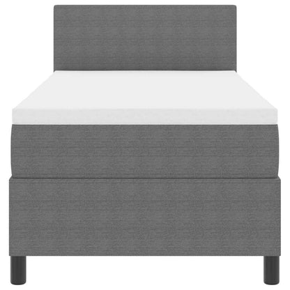 Boxspringbett Und Weiß 203 X 90 X 88 Cm Cordstoff
