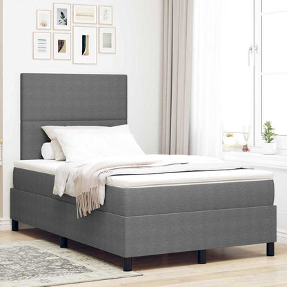 Boxspringbett Und Weiß 203 X 90 X 88 Cm Cordstoff