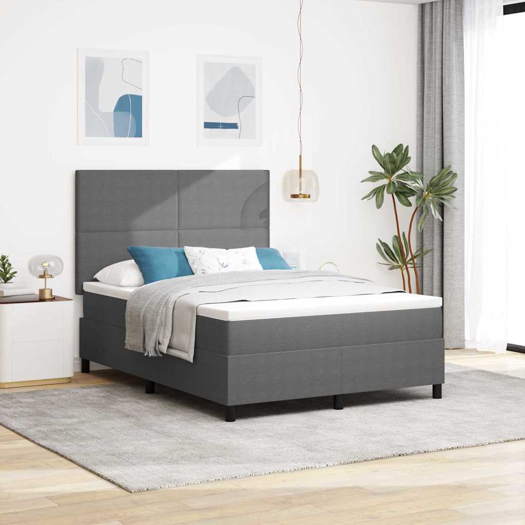 Boxspringbett Und Weiß 203 X 90 X 88 Cm Cordstoff