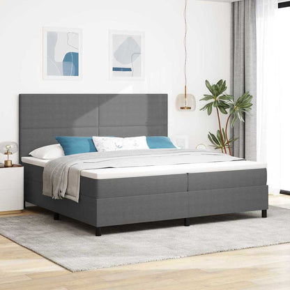 Boxspringbett Und Weiß 203 X 90 X 88 Cm Cordstoff