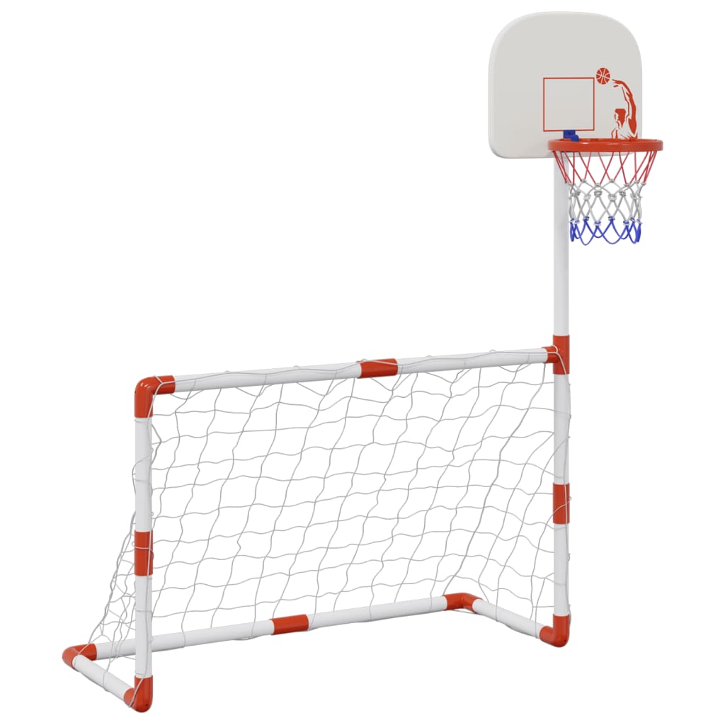 Fußball- Und Basketball-Set Für Kinder Mit Bällen 98X50X70 Cm